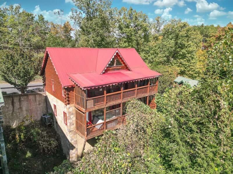 Вилла Movie Theater Hot Tub View Mountain Escape Гатлинбург Экстерьер фото